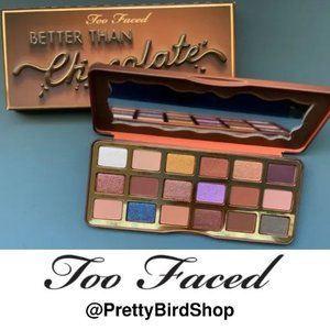 TOO FACED Better Than Chocolate 18 Eye Shadow Palette NIB neutral natural coco